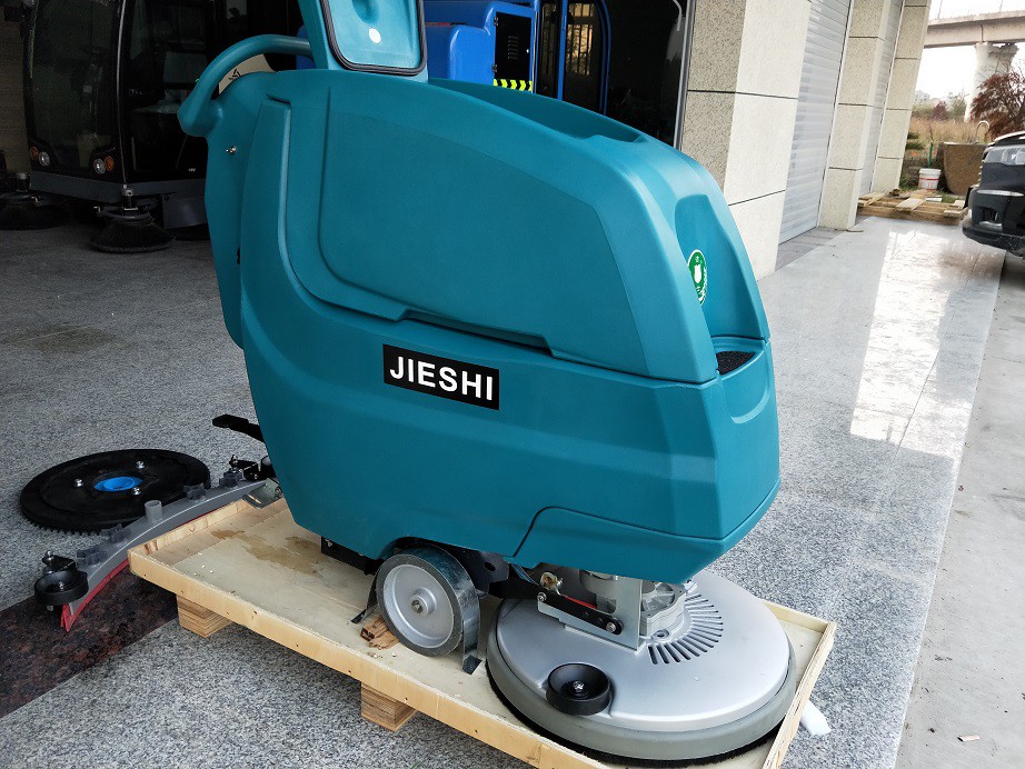 （洁士大型AM800TM电动手推式洗地吸干机）（适用于工厂、超市、地下车库、医院、汽车站、火车站、高铁站、飞机场等）